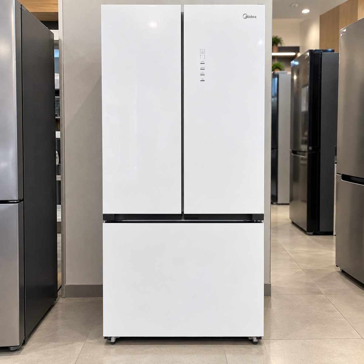 Geladeira Frost Free Multidoor 672L Inverter Branca Midea RM905