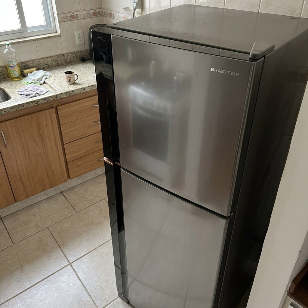Geladeira Inteligente Frost Free Duplex 476 Litros Inox Bras