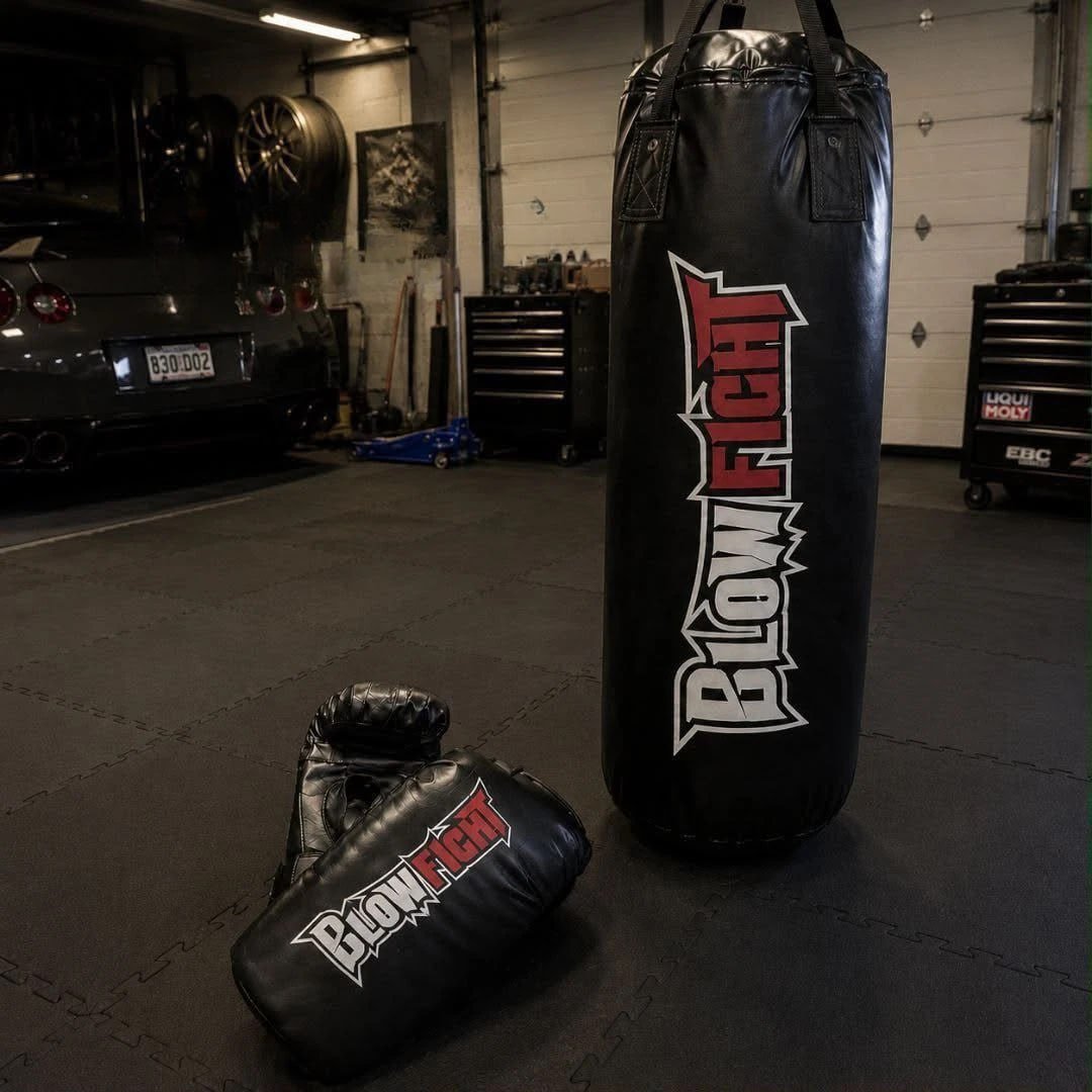 Saco De Box 90 Cm Profissional + Luva Bate Saco