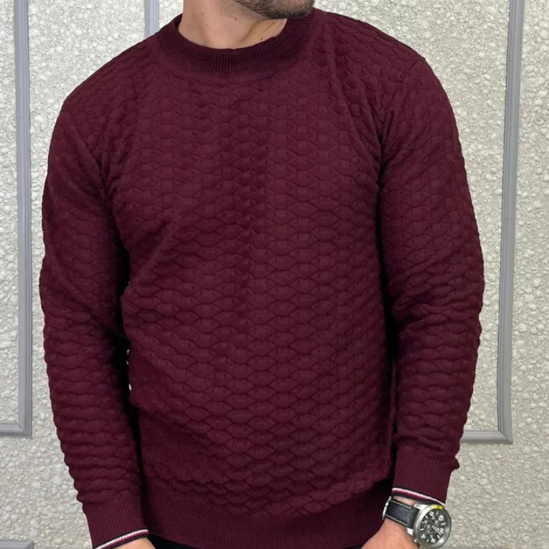 Suéter Masculino Blusa De Frio Tricô Lã Social Casual Liso