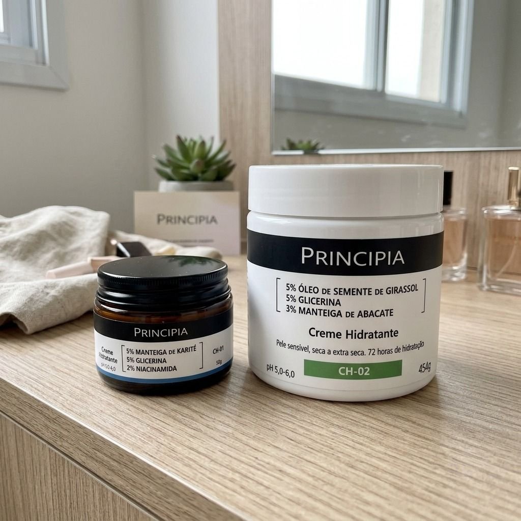 Principia Kit Cremes Hidratantes Rosto E Corpo Ch-01 + Ch-02 Seca Dia/noite