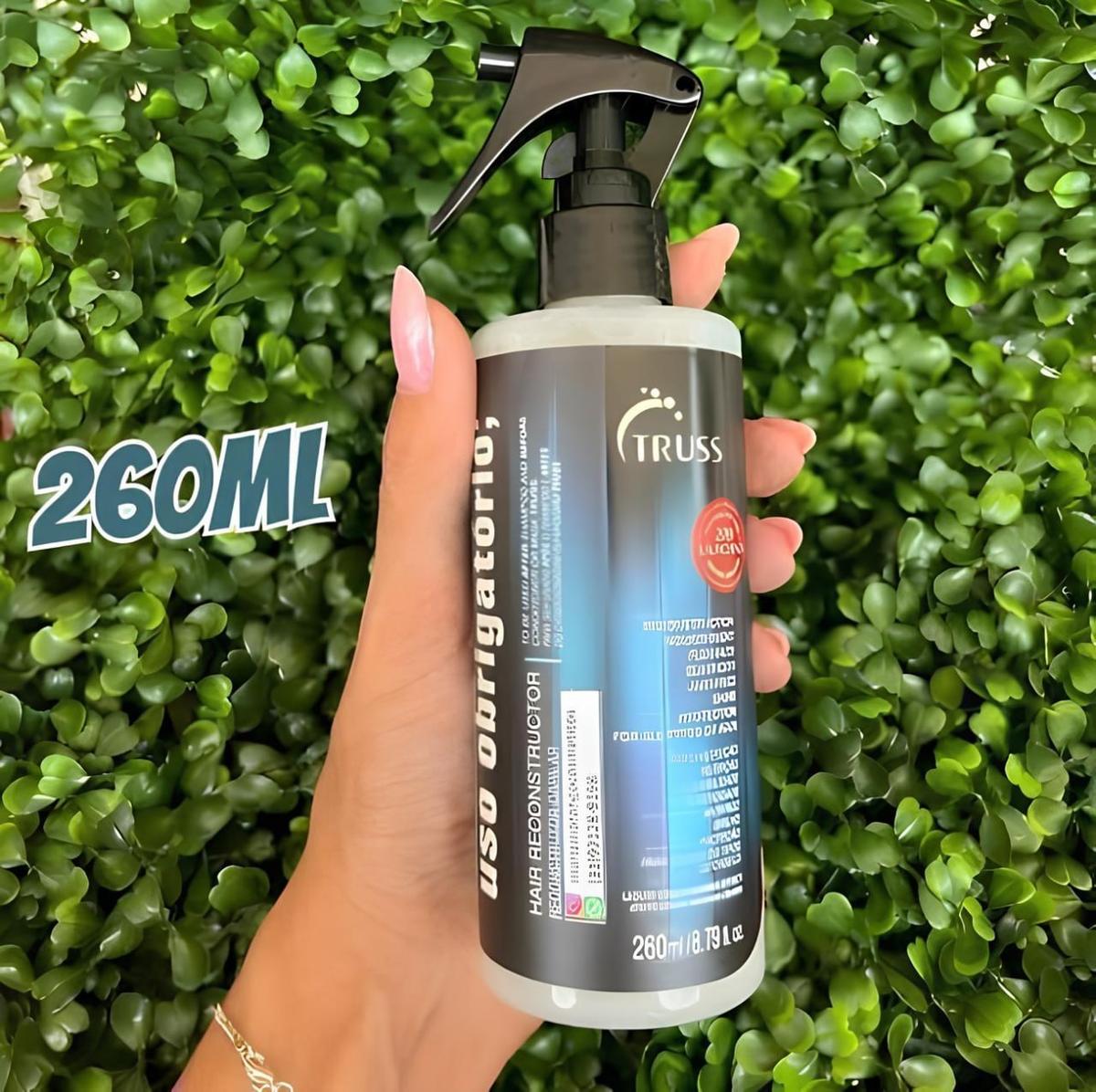 Truss Reconstrutor Capilar Uso Obrigatório Spray | Hidratação e Reconstrução Imediata | 260ml