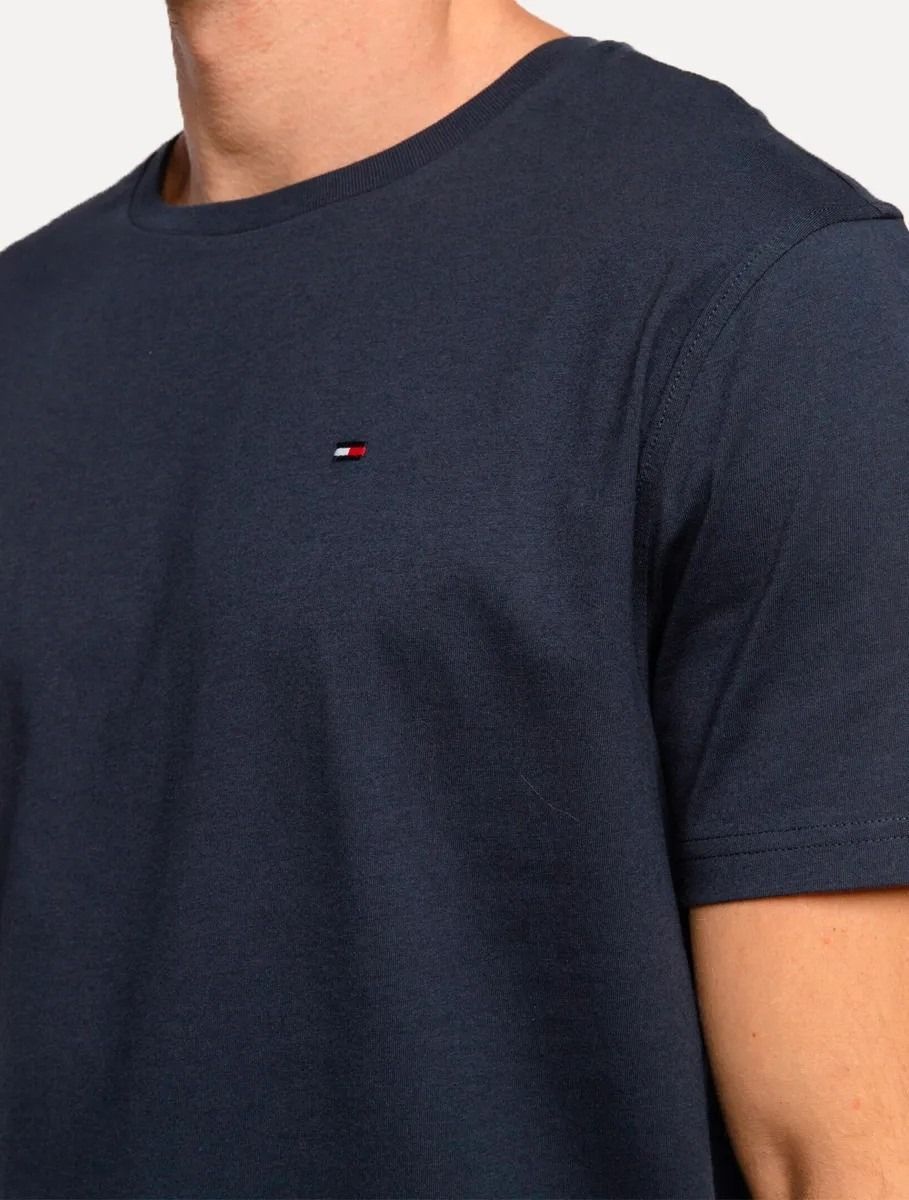 Camiseta Tommy Hilfiger Essential Cotton Azul Marinho (P ao G4)