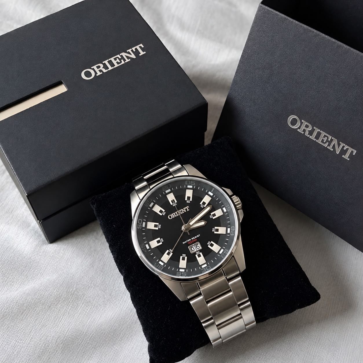 Relógio Orient Prateado Quartzo MBSS1402-P1SX