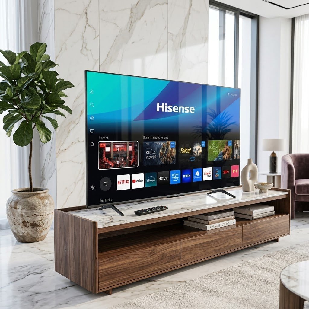 Smart TV Hisense HI-QLED 4K 50" polegadas 50Q6QVV