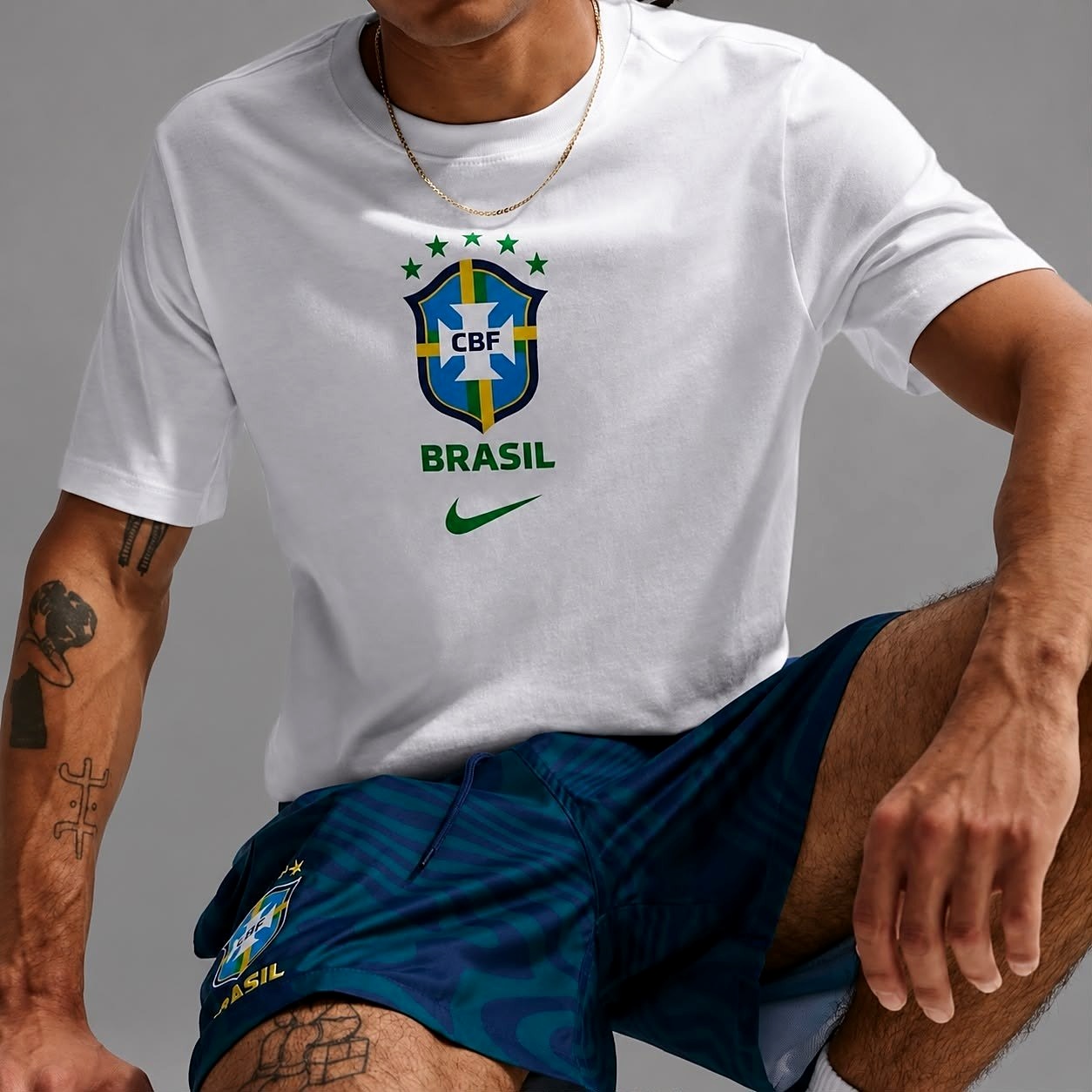 👕 Camiseta Brasil Nike Crest