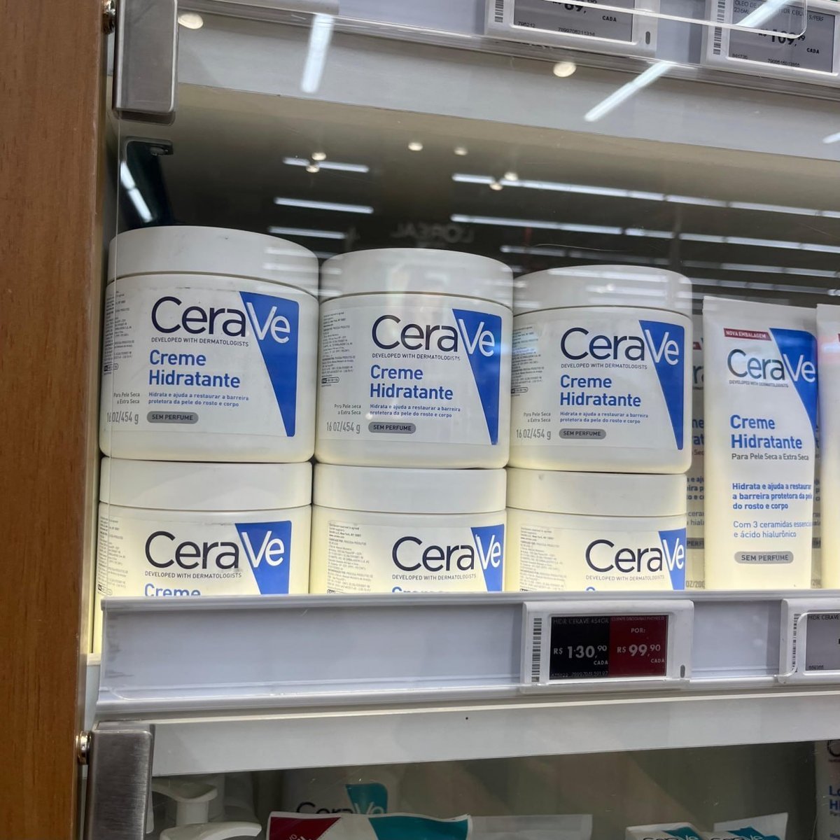 Creme Hidratante Corporal E Facial Para Pele Seca 454g Cerave