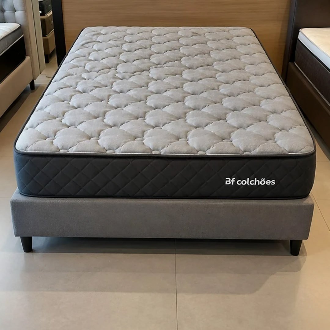 Colchão King Ortopédico Espuma D45 Extra Firme 17x193x203cm BF Colchões