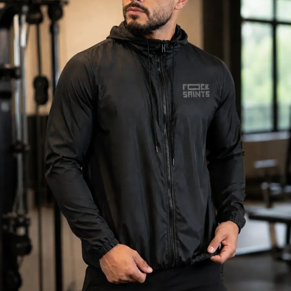 Kit com 2 Corta Vento Liso Rock Saints