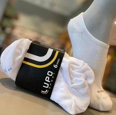 Kit 10 Pares De Meias Lupo Soquete Invisível Sport (33 ao 44)