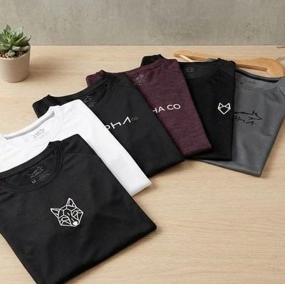 Kit 6 Camisetas Mais Procuradas Alpha (P ao XGG)