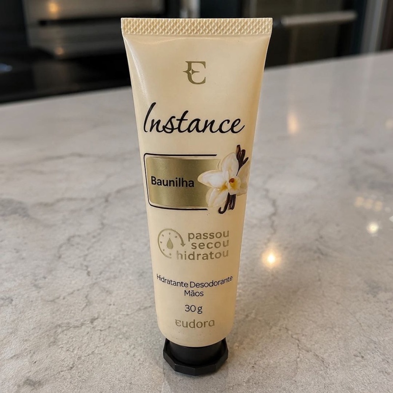 Eudora Instance Baunilha Creme Hidratante para Mãos 30g