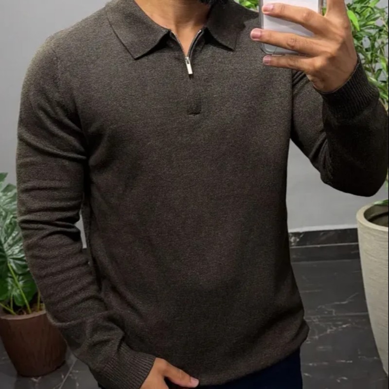 Suéter Masculino Premium Slim Casual Blusa Inverno Old Money (M ao GG)