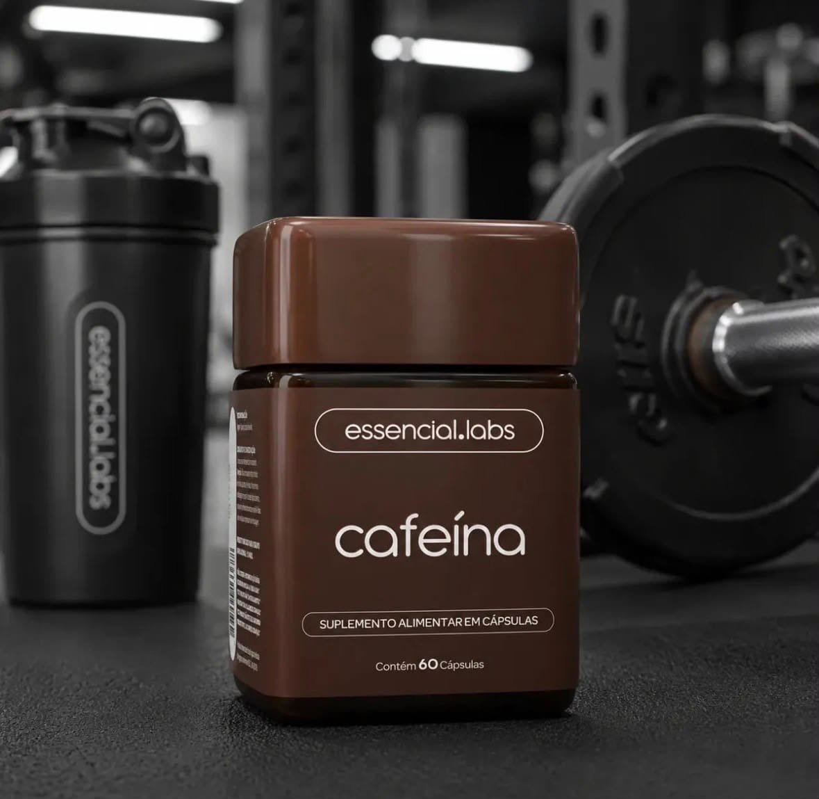 60 Cápsulas Cafeína 100% Pura 200mg