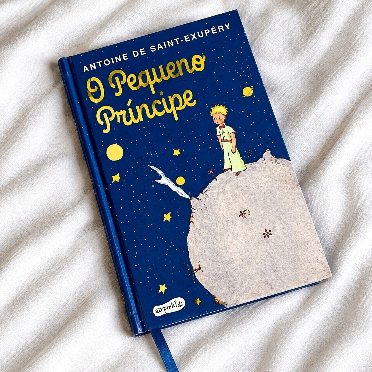📖 O Pequeno Príncipe Edição de Luxo Almofadada Capa Dura