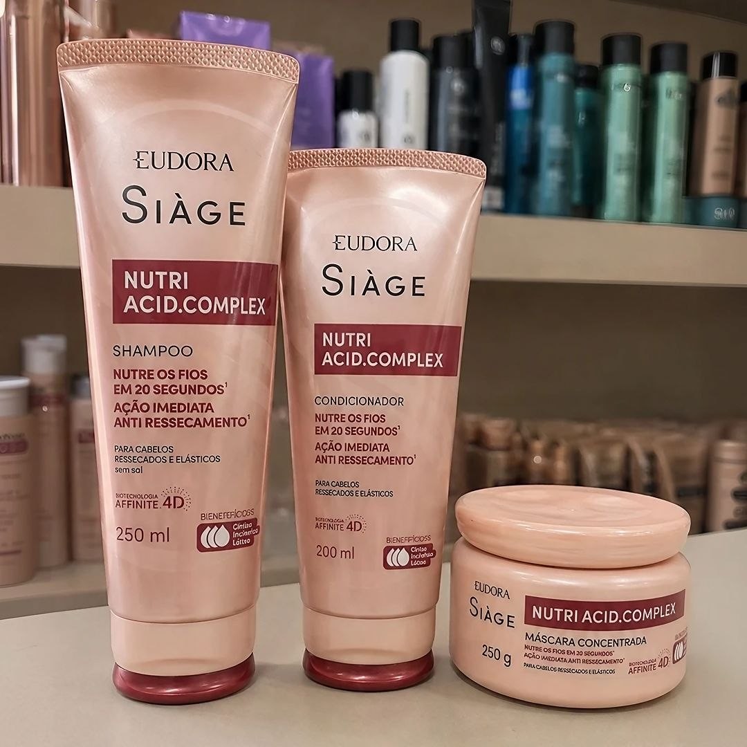 Siàge Nutri Acid.complex Shampoo + Condicionador + Máscara